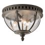 Kichler HALLERON KL-HALLERON-F Plafonnier 3x40W/E14 IP44
