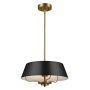 Kichler Luella KL-LUELLA-3P-BKB Suspension lumineuse 3x40W/E14 IP20