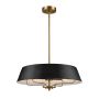Kichler Luella KL-LUELLA-4P-BKB Suspension lumineuse 4x40W/E14 IP20