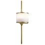 Kichler MONA KL-MONA-S-NBR Applique murale 2x3,5W/G9 320LM IP44