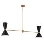 Kichler Phix KL-PHIX-2-LINEAR-CBB Suspension lumineuse 4x40W/E27 IP20