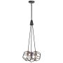 Kichler ROCKLYN KL-ROCKLYN3-RS Suspension lumineuse 3x60W/E27