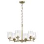 Kichler Winslow KL-WINSLOW6-NBR Lustre 6x60W/E27 IP20