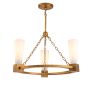 Elstead Lighting Kristy KRISTY3-DG-OPAL Lustre 3x40W/E27 IP20