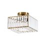 Light Prestige Vetro LP-2910/1C GD square Lampe de plafond 1x15W/E27 IP20