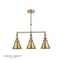 Laura Ashley Rufus 3756149-Q Suspension lumineuse 3x60W/E27 IP20