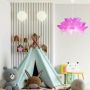 Light Prestige Farfalla LP-3439/1P dark pink Suspension lumineuse 1x60W/E27 IP20