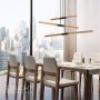 Light Prestige Lugano LP-2828/3P Suspension lumineuse 3x48 W/LED 3000K 1360 lm IP20