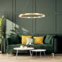 Light Prestige Midway LP-033/1P XL GD Shiny Suspension lumineuse 1x65 W/LED 3000K 7050 lm IP20