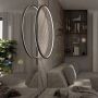 Light Prestige Mirror LP-999/1P S BK Suspension lumineuse 1x35W/LED 3000K 2100 lm IP44