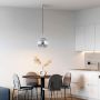 Light Prestige Palla LP-2844/1P CH Suspension lumineuse 1x60W/E27 IP20