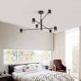 Light Prestige Snow LP-731/6P BK Lampe de plafond 6x50W/GU10 IP20