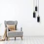 Light Prestige Tirana LP-945/3P BK Suspension lumineuse 3x60W/E27 IP20