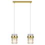 Light Prestige Vetro LP-2910/2L GD Suspension lumineuse 2x10W/E14 IP20