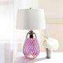 Elstead Lighting LENA LARGE LENA-TL-L-PLUM-OWSS Lampe de table 1X7W/GU10+1x60W/E27