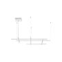 Luces Exclusivas TUMBES LE44472 Suspension lumineuse 1x83W/led 3000k IP20 4847lm