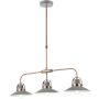 Dar Lighting Liden LID0339 Lampe de plafond 3x40w/e14 ip20