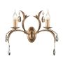 Elstead Lighting LILY LL2-ANT-BRZ Applique murale 2x60W/E14