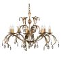 Elstead Lighting LILY LL8-ANT-BRZ Lustre 8x60W/E14