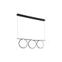Milagro LOOP BLACK ML523 Suspension lumineuse 3x60W/LED 4200LM