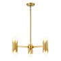 Elstead Lighting Marvele MARVELE6-AB-OPAL Lustre 6x40W/E14 IP20