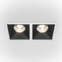 Maytoni ALFA LED DL043-02-15W3K-D-SQ-WB Spot encastré 2x30W/LED 3000K 2100LM IP20