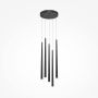 Maytoni CASCADE MOD132PL-L28BK2 Suspension lumineuse 5x30W/LED 4000K 2300LM IP20