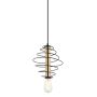 Italux MIRREN MDM-3932/1 BK+BRO Suspension lumineuse 1x40W/E27 IP20