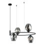 Italux ROXANE MDM-4046-4 BK+SG Suspension lumineuse 4x40W/E27 IP20