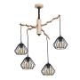 Milagro WOODY MLP282 Suspension lumineuse 4x60W/E27 IP20