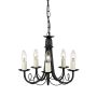 Elstead Lighting MINSTER MN5-BLACK Lustre 5x60W/E14
