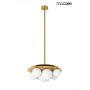 King Home BACARDI MSE1501100439 Suspension lumineuse 10x40w/G9