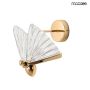 King Home BUTTERFLY M MSE010100324 Applique murale 1x7W/LED 3000K 560LM IP20