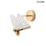 King Home BUTTERFLY S MSE010100323 Applique murale 1x7W/LED 3000K 560LM IP20