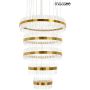 King Home GHIA MSE1501100396 Suspension lumineuse 233w/LED 3000K 18640lm