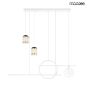 King Home STARS MSE010100343 Suspension lumineuse 1x46W/LED 3000K 3680LM IP20