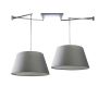 AZzardo NATALIA AZ1923+AZ2591 Suspension lumineuse 2x60W/E27