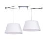 AZzardo NATALIA AZ1923+AZ2592 Suspension lumineuse 2x60W/E27