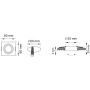 Zuma Line FINN OB2211CL02-B Spot encastré 1x50W/GU10