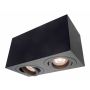 Light Prestige Lyon LP-5881/2SM BK Spot en saillie 2x50W/GU10 IP20