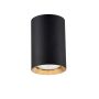 Light Prestige Manacor LP-232/1D - 90 BK/GD Spot en saillie 1x50W/GU10 IP20