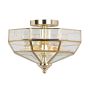 Elstead Lighting OLD PARK OLD-PARK-PB Lampe de plafond 2x60W/E27