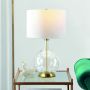 Elstead Lighting Orb ORB-CLEAR-AB-WHT Lampe de table 1x60W/E27