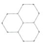 Light Prestige Geometric LP-0209/3C 4K Plafonnier 15x4W/LED 4000K IP44