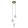 Italux Alani PND-34375-3-HBR Suspension lumineuse 3x15W/LED 3000K 1170lm IP20