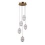 Italux Alani PND-34375-5-HBR Suspension lumineuse 5x28W/LED 3000K 2184lm IP20