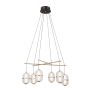 Italux Alani PND-34375-6-BK Suspension lumineuse 6x32W/LED 3000K 2496lm IP20