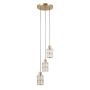Italux Alma PND-40668-3-HBR Suspension lumineuse 3x40W/E27 IP20