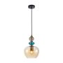 Italux Busco PND-30263-1A-BRO-AMB Suspension lumineuse 1x40W/E27 IP20