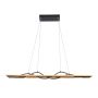 Italux Conato PND-23848-30W-BK-GD Suspension lumineuse 2x35W/LED 3000K 1200lm IP20
